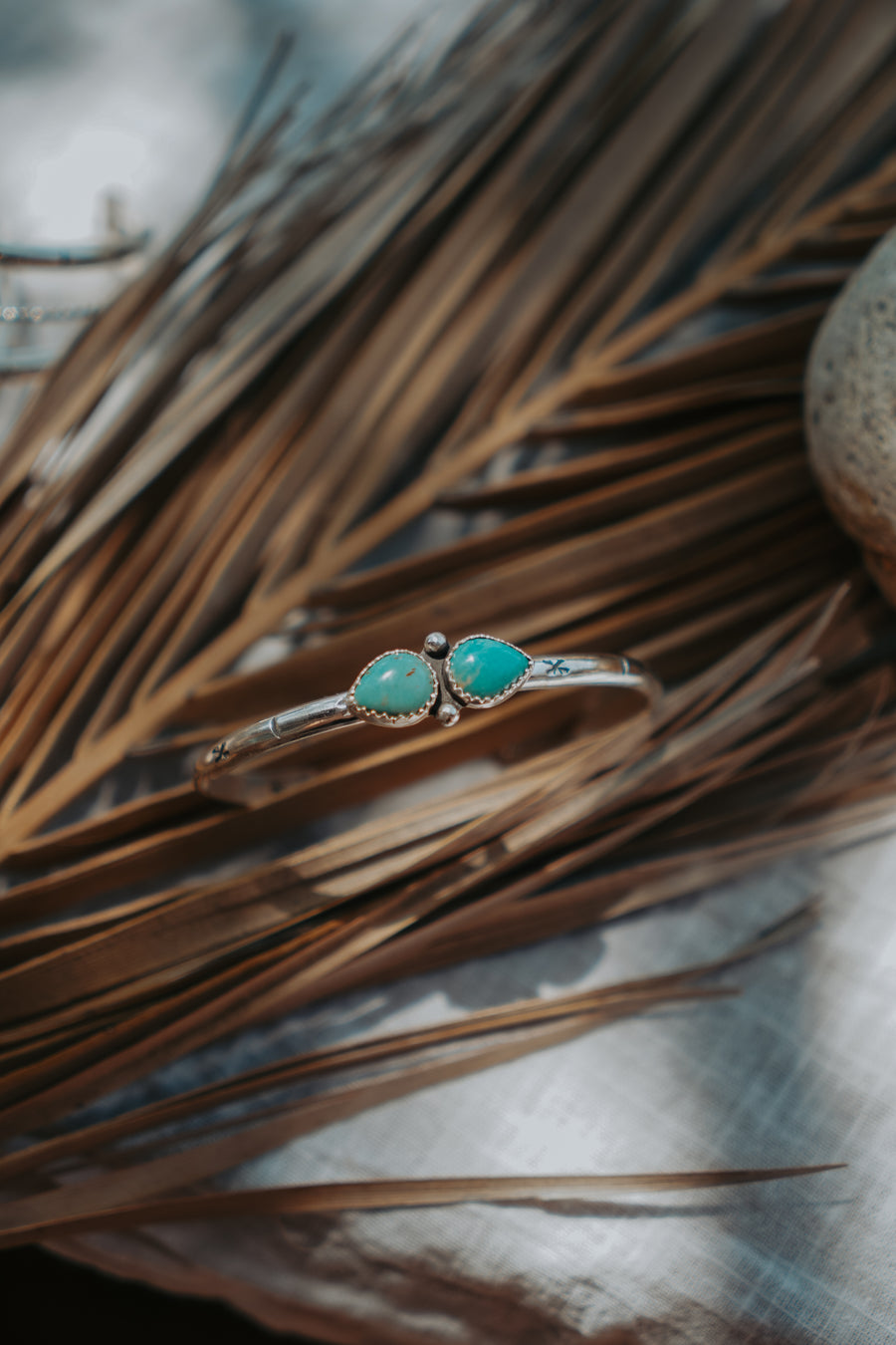The Westbound Cuff in Kingman Turquoise