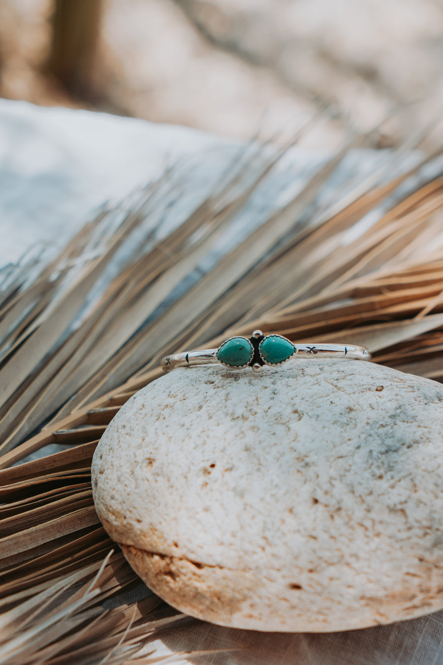 The Westbound Cuff in Kingman Turquoise