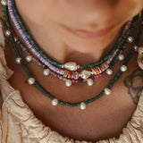 Shell + Pearl Bead Necklace
