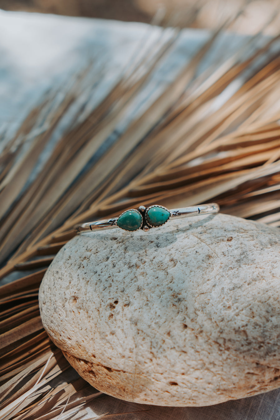The Westbound Cuff in Kingman Turquoise
