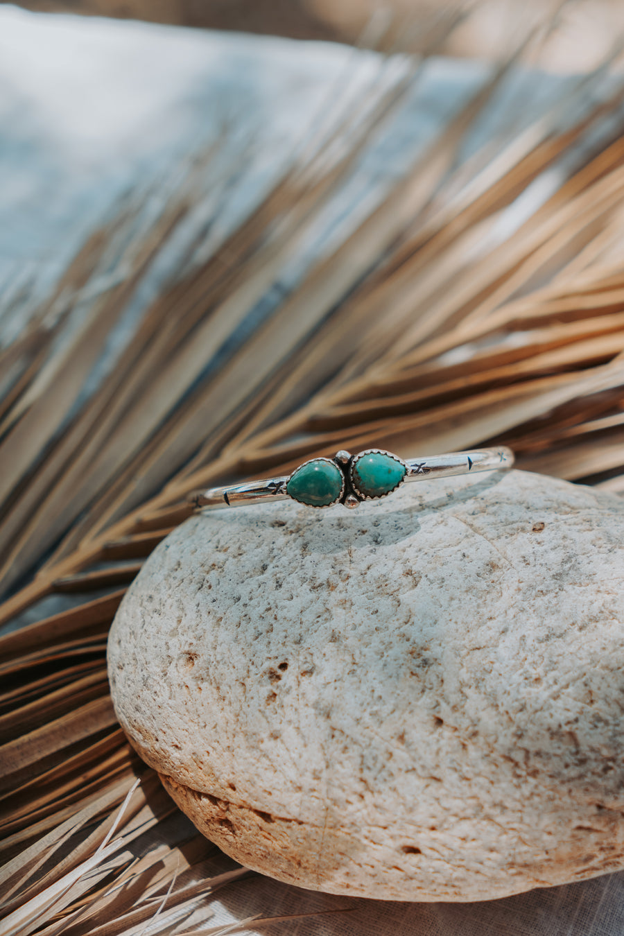 The Westbound Cuff in Kingman Turquoise