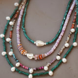 Shell + Pearl Bead Necklace