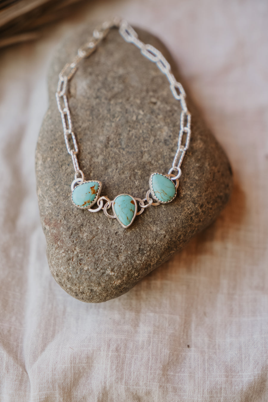 Anklet in Kingman Turquoise