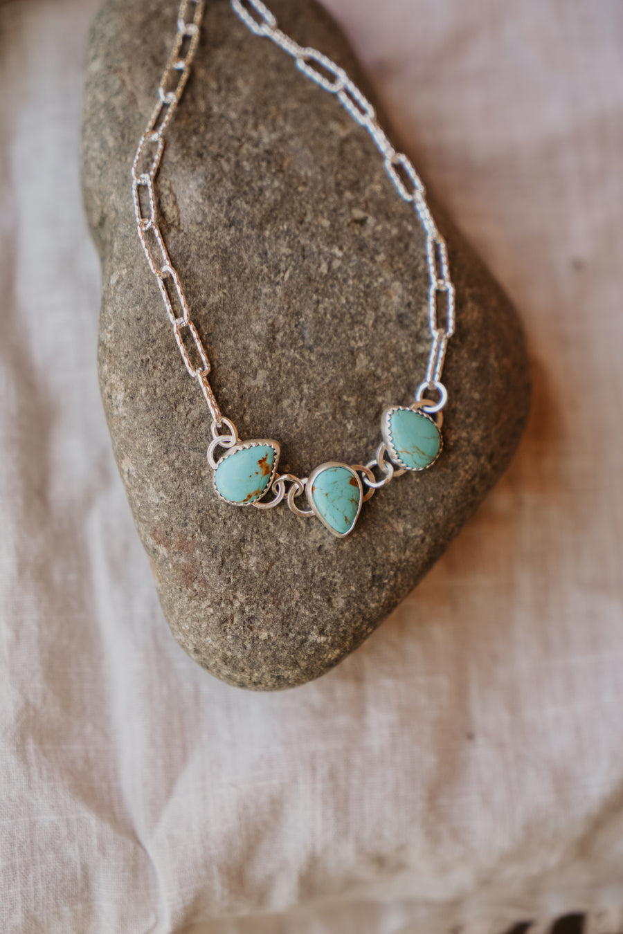 Anklet in Kingman Turquoise