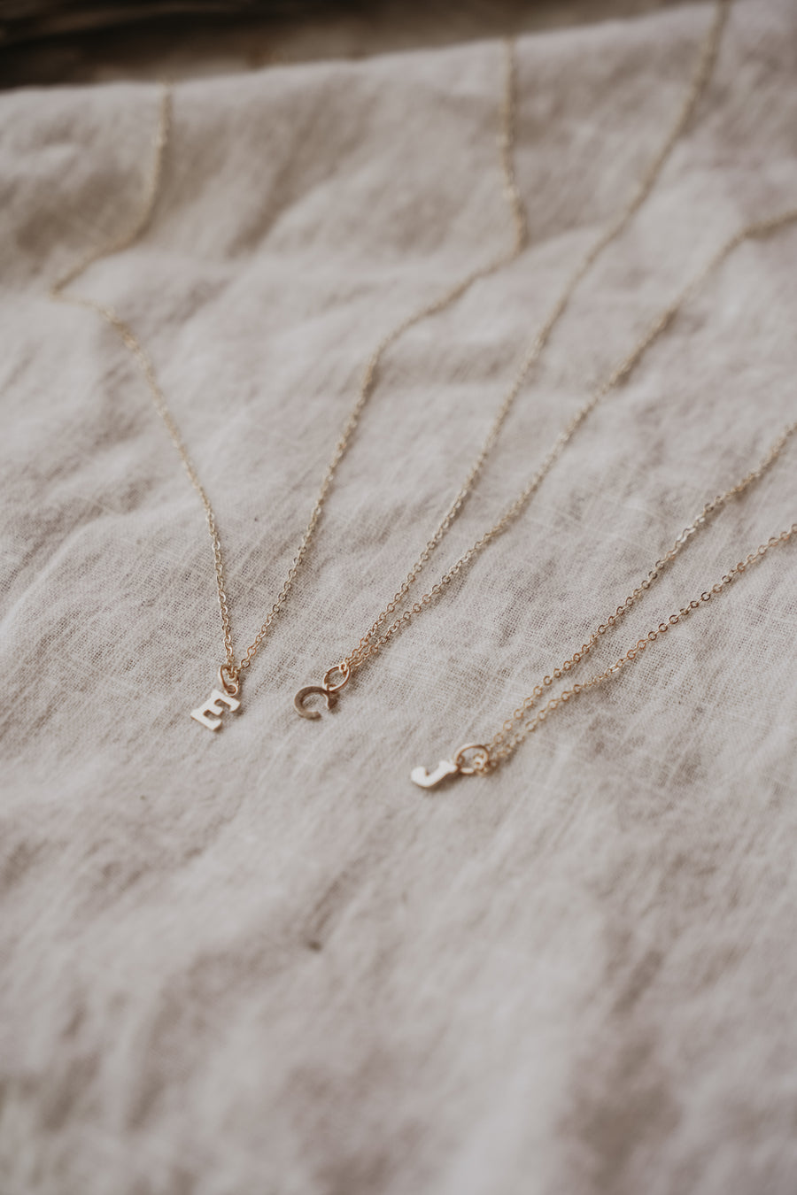 Love Letter Necklaces in 14k Gold-Fill