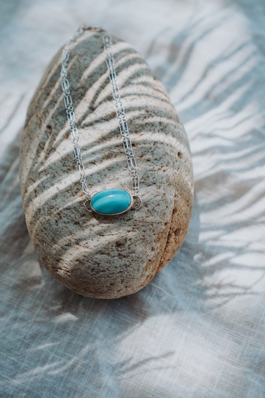 Anklet in Nevada Fox Turquoise