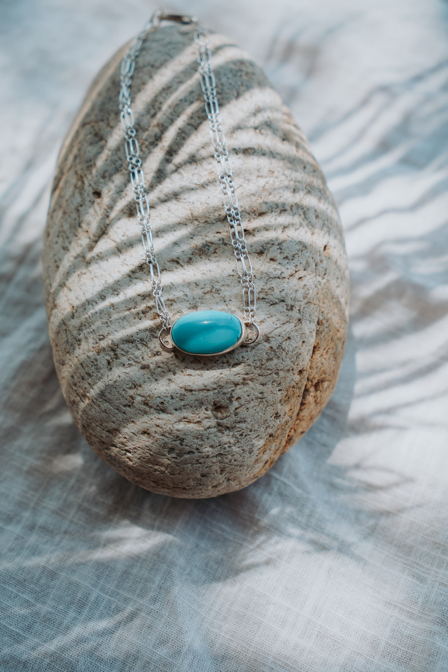 Anklet in Nevada Fox Turquoise