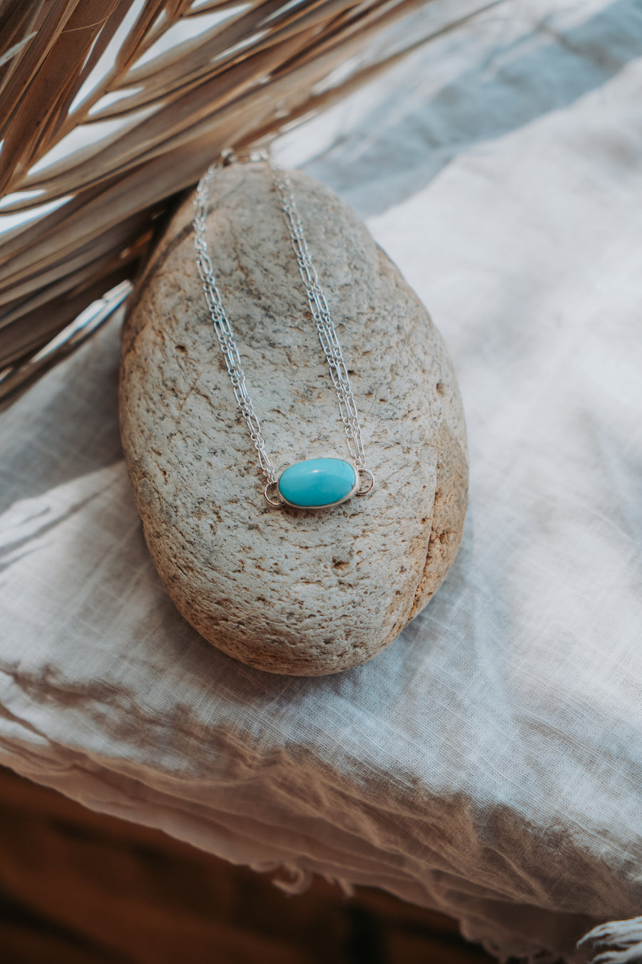 Anklet in Nevada Fox Turquoise