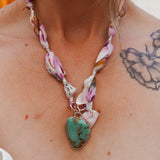 Fray Baby Necklace with Royston Turquoise