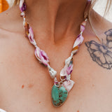 Fray Baby Necklace with Royston Turquoise