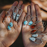 Full Stop Drops in Golden Hills Turquoise