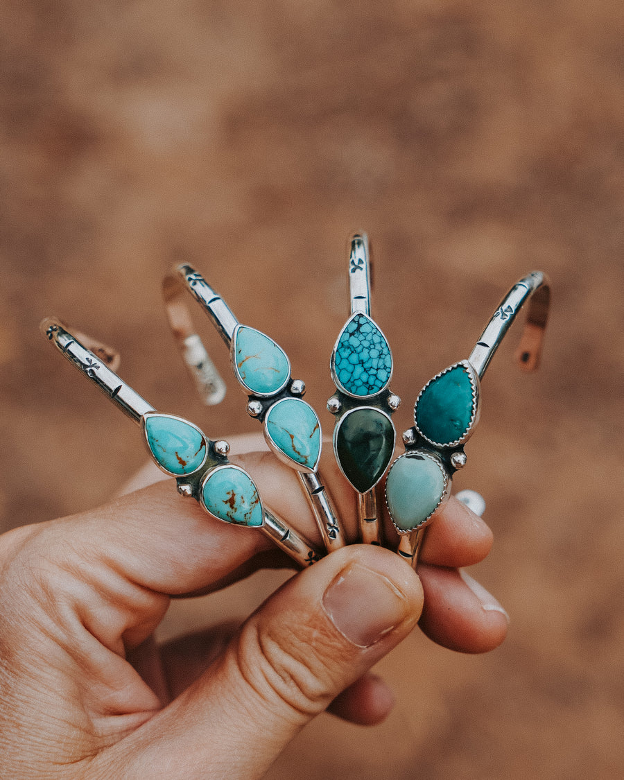The Westbound Cuff in Hubei Turquoise