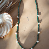 Shell + Pearl Bead Necklace