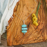 Pendant in Whitewater Turquoise