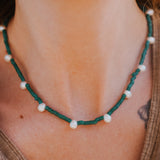 Shell + Pearl Bead Necklace
