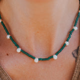 Shell + Pearl Bead Necklace