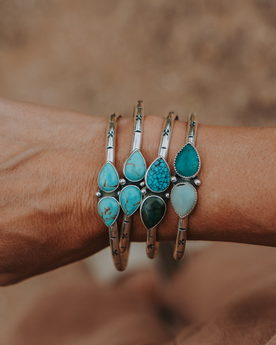 The Westbound Cuff in Hubei Turquoise