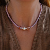 Shell + Pearl Bead Necklace