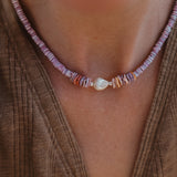 Shell + Pearl Bead Necklace