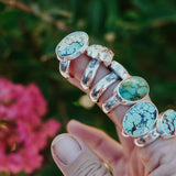 Horizontal Ring in Hubei Turquoise (Size 6.75)
