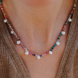 Shell + Pearl Bead Necklace