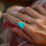 Sonoran Mountain Turquoise Ring (Size 10.25)