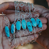 Anklet in Nevada Fox Turquoise