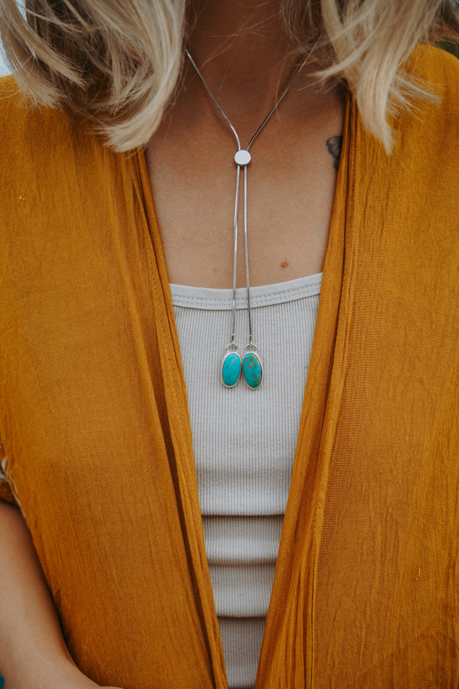 Wilding Bolo in Nevada Fox Turquoise