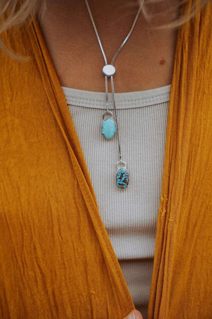 Wilding Bolo in Golden Hills Turquoise