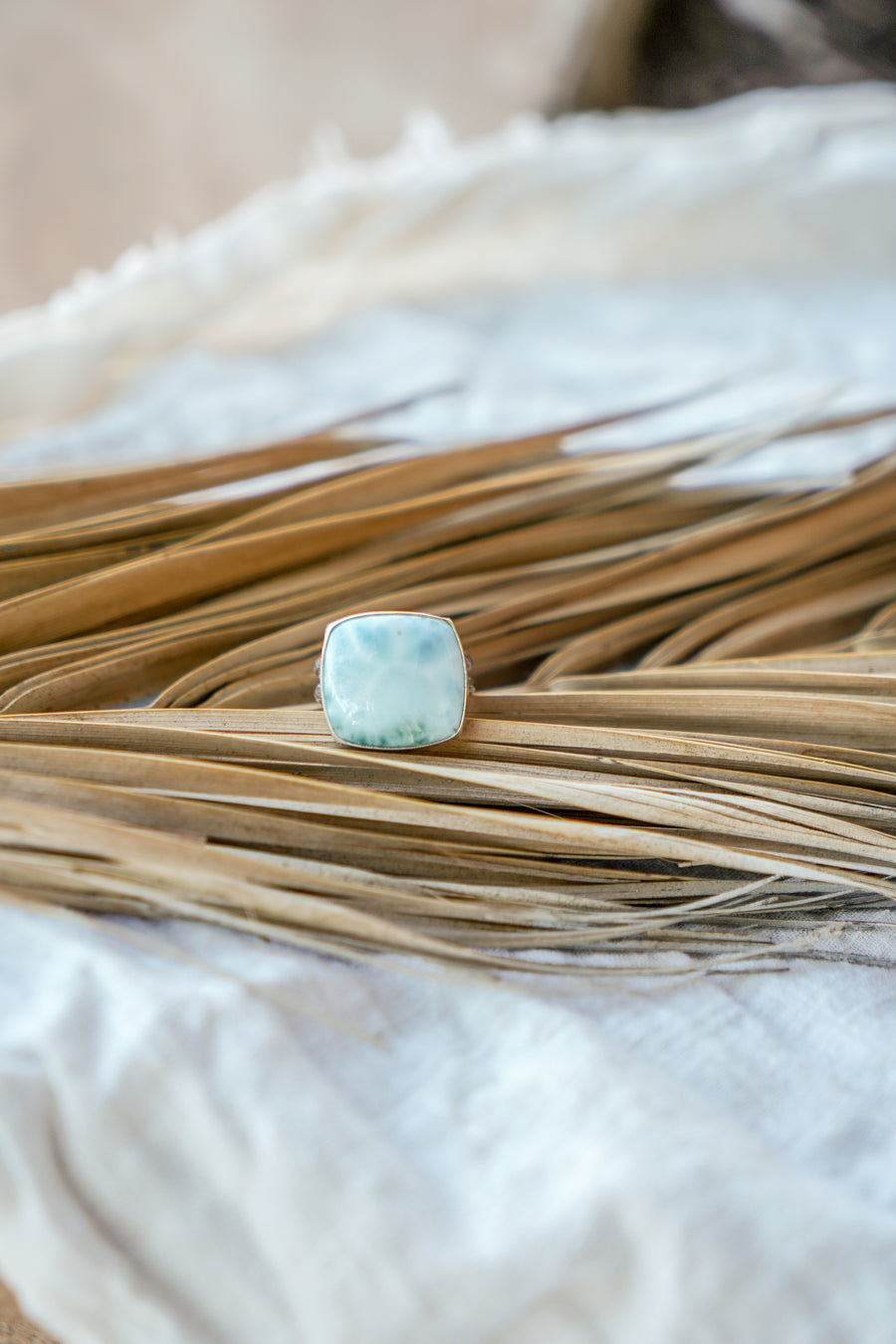 Larimar Ring (Size 8)