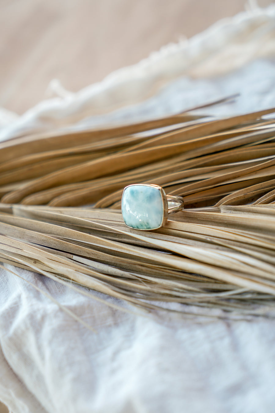 Larimar Ring (Size 8)
