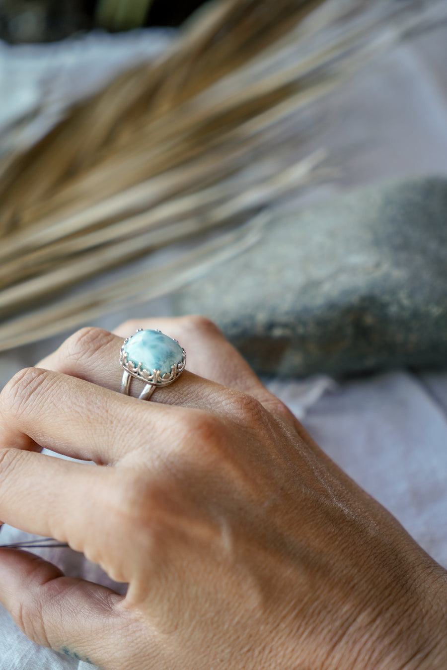Larimar Ring (Size 6)