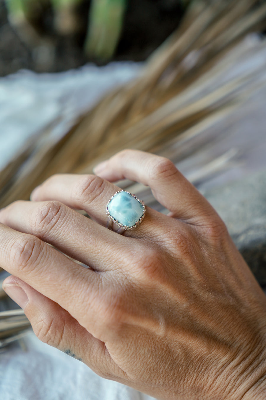 Larimar Ring (Size 6)