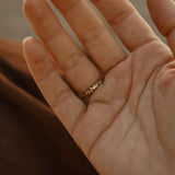 The Rooted Love Ring (Choose your metal and size)