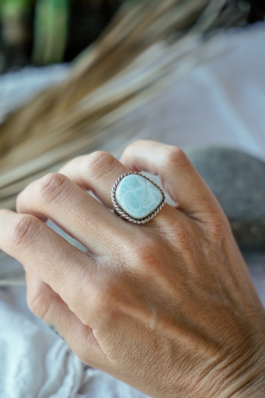 Larimar Ring (Size 6.75)