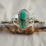 Royston Turquoise Cuff with Hubei Turquoise