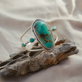 Royston Turquoise Cuff with Hubei Turquoise