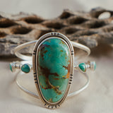 Royston Turquoise Cuff with Hubei Turquoise