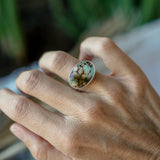 Horizontal Ring in Hubei Turquoise (Size 6.75)