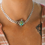 Statement Choker in Sonoran Mountain Turquoise
