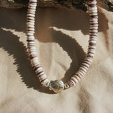 The Low Tide Necklace with Wampum Shell