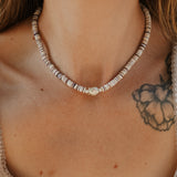 The Low Tide Necklace with Wampum Shell