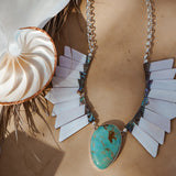 Canyon Wings Collar in Royston Turquoise