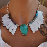 Canyon Wings Collar in Royston Turquoise