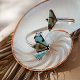 Boho Arm Band in Hubei Turquoise
