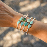 The Westbound Cuff in Kingman Turquoise