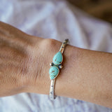 The Westbound Cuff in Kingman Turquoise