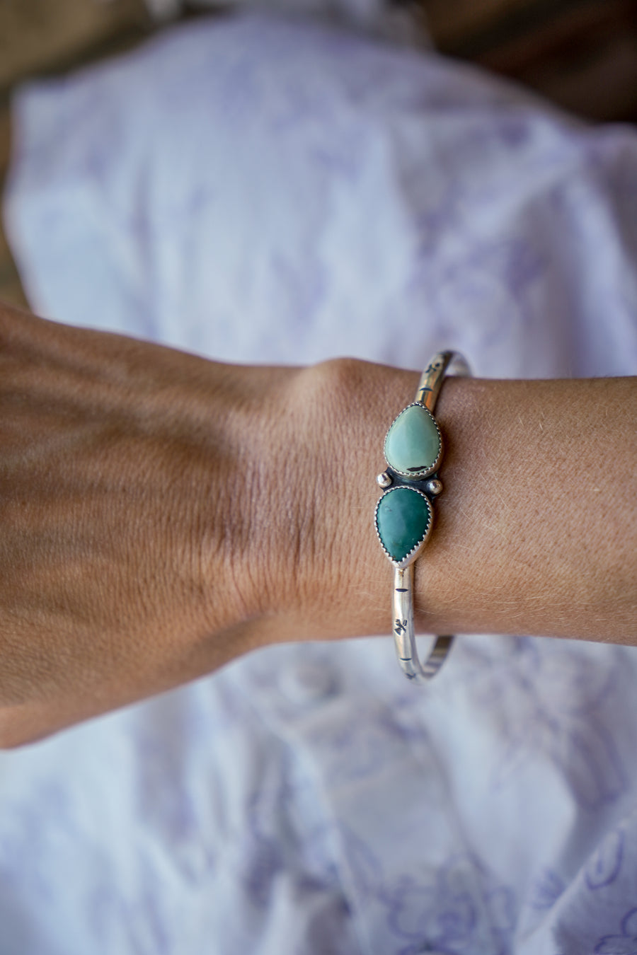 The Westbound Cuff in Hubei Turquoise
