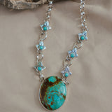 Royston Turquoise Necklace w/ Lone Mtn Turquoise
