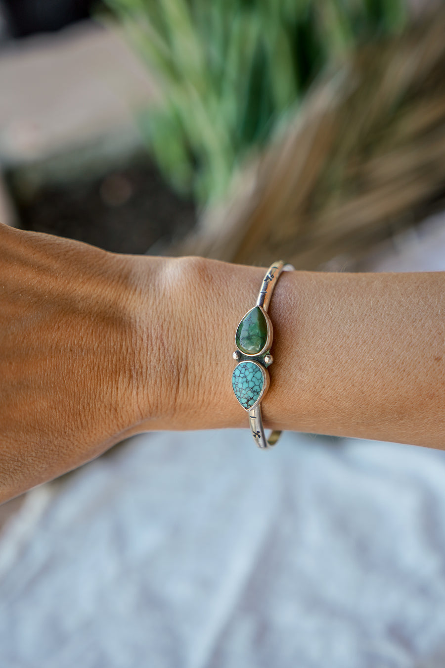 The Westbound Cuff in Hubei Turquoise